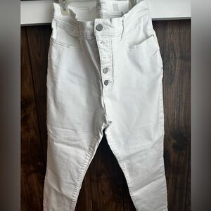 Lucky Brand White Ankle & Cropped Jeans